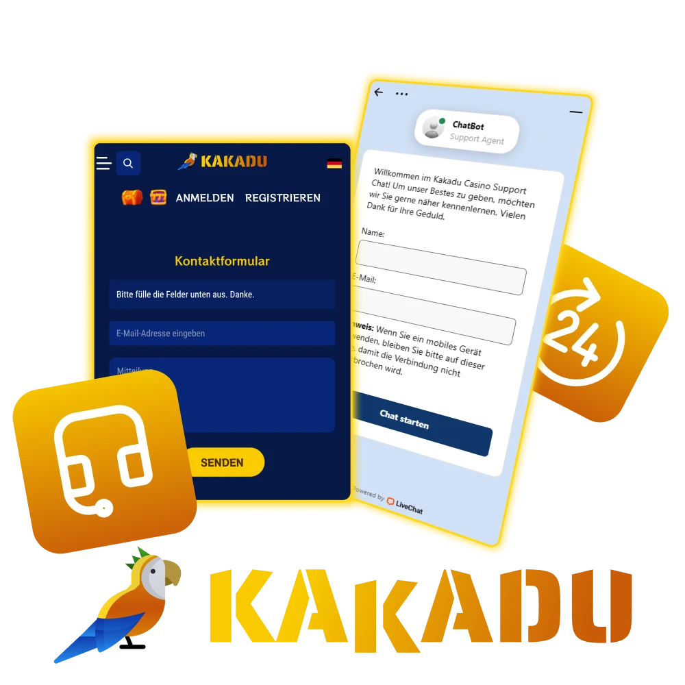 Das Online-Casino Kakadu Support hilft bei Fragen jederzeit.