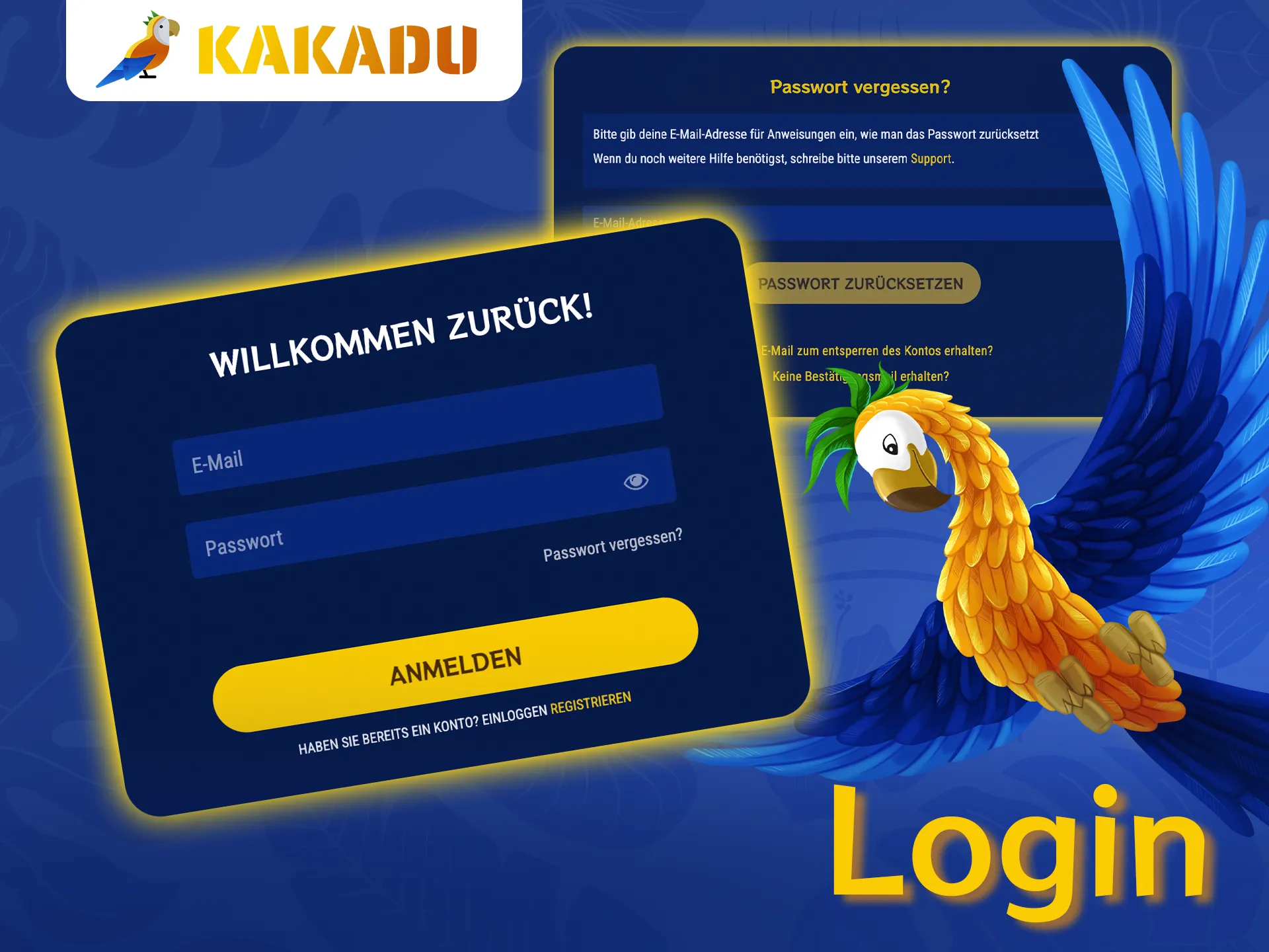 Einfache Schritte für den Zugang zu Kakadu Casino.