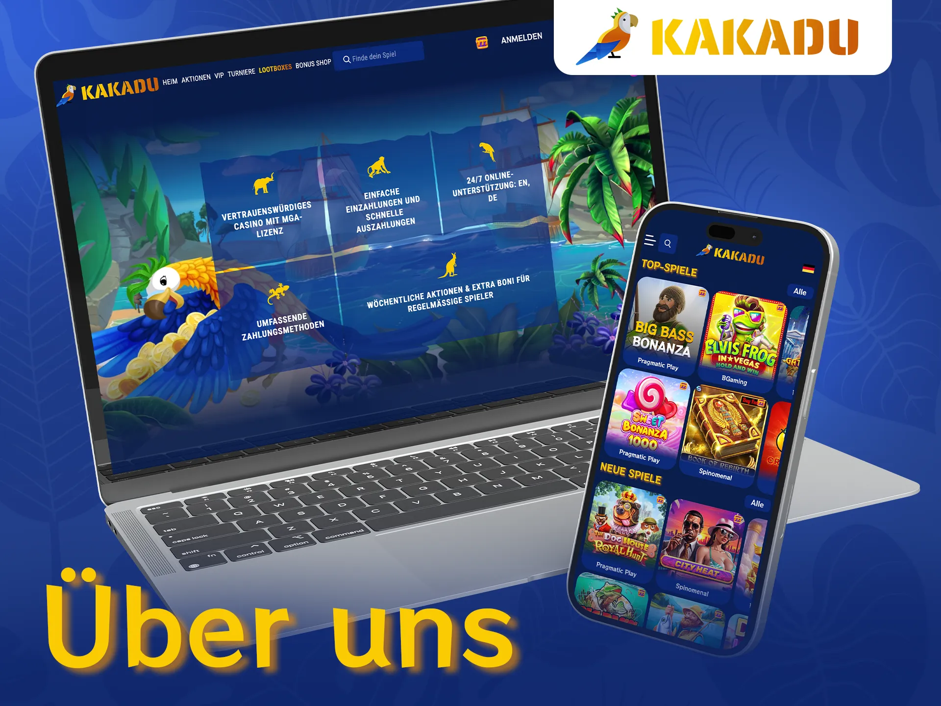 Entdecken Sie die wichtigsten Vorteile des Kakadu Casinos.